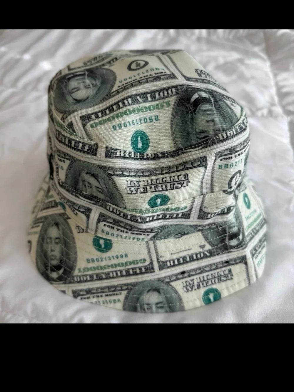 Limited Edition Billie Eilish Reversable Green Bucket Hat